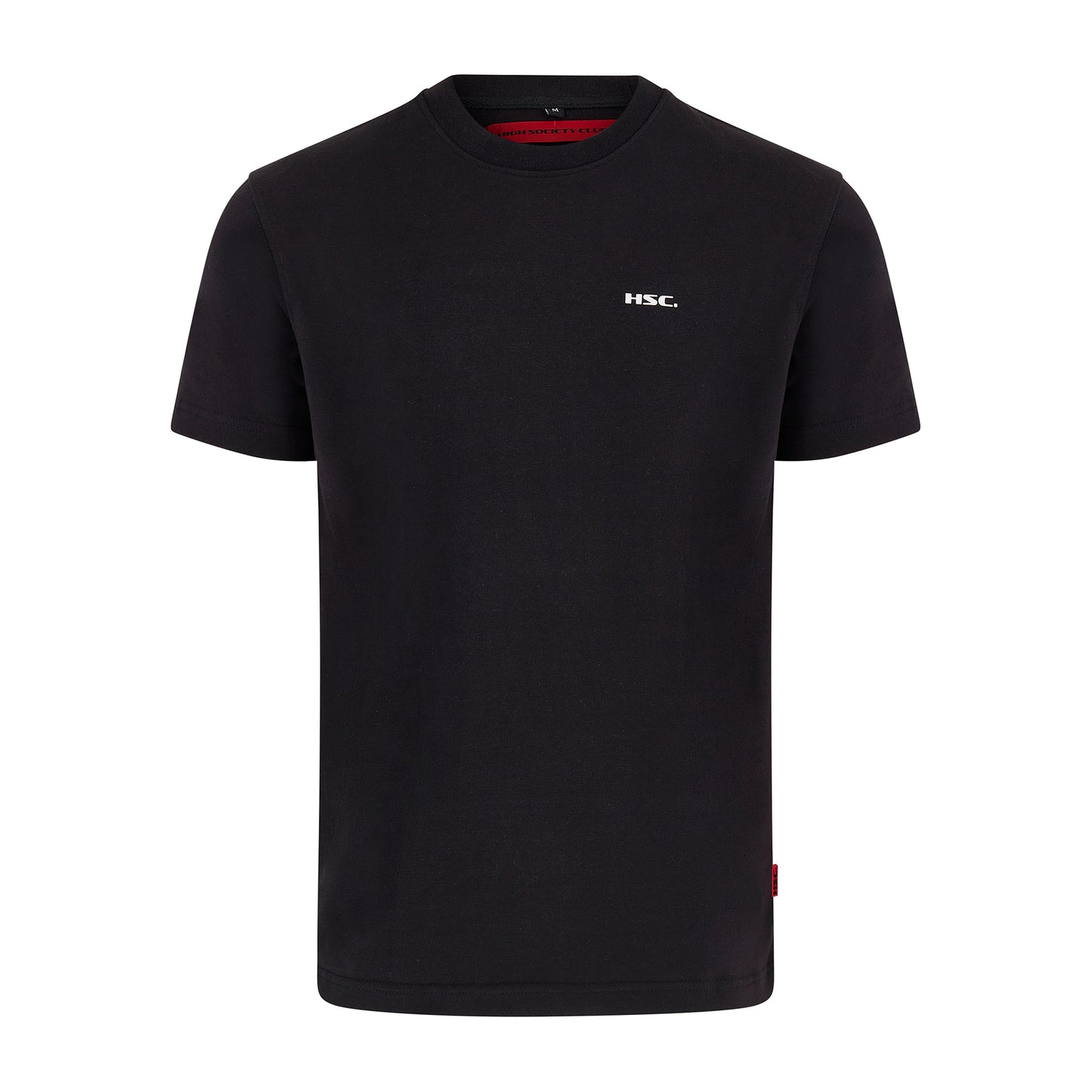 Black T shirt with White