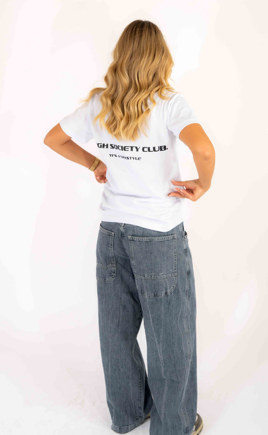 White T shirt with Black