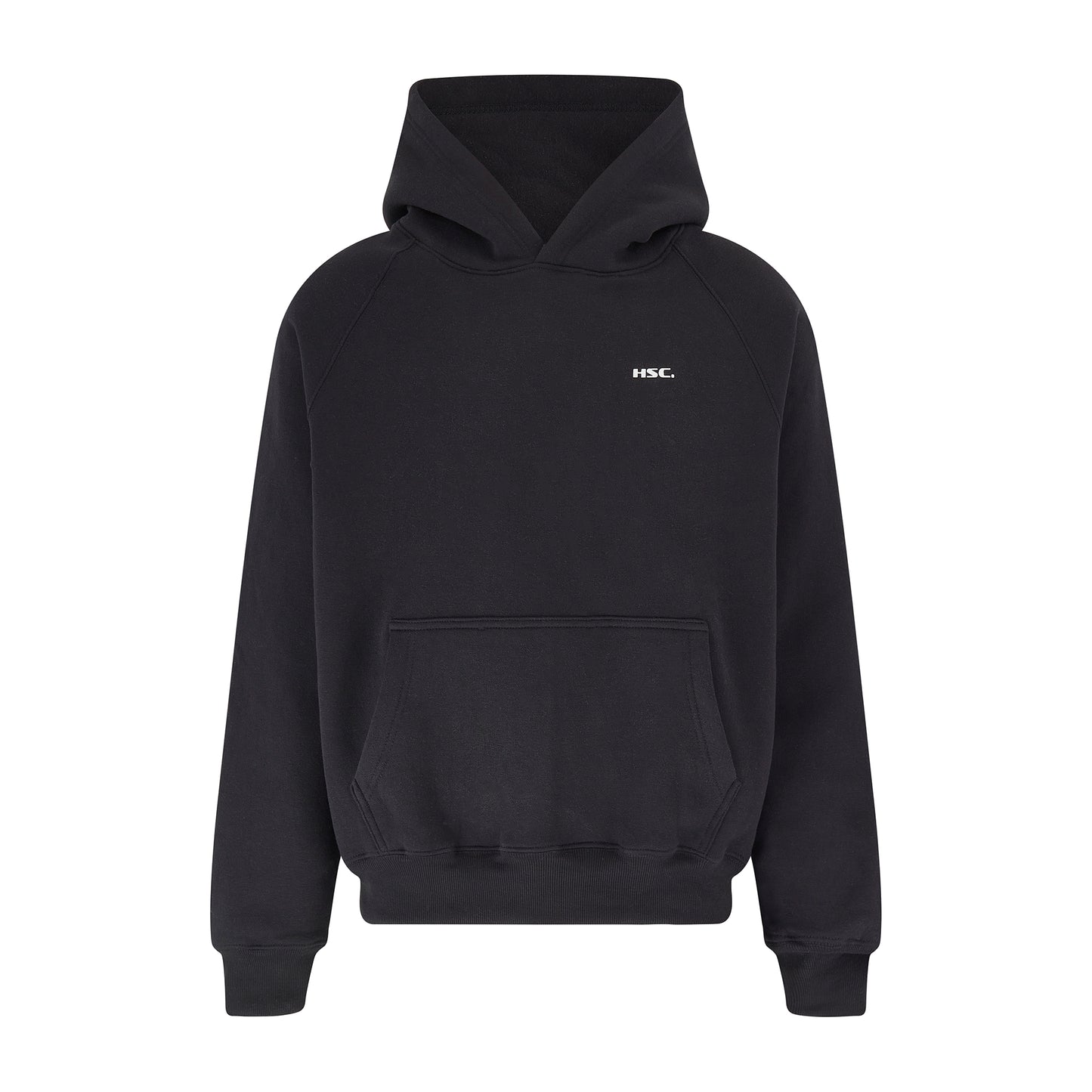 Black Hoodie with White
