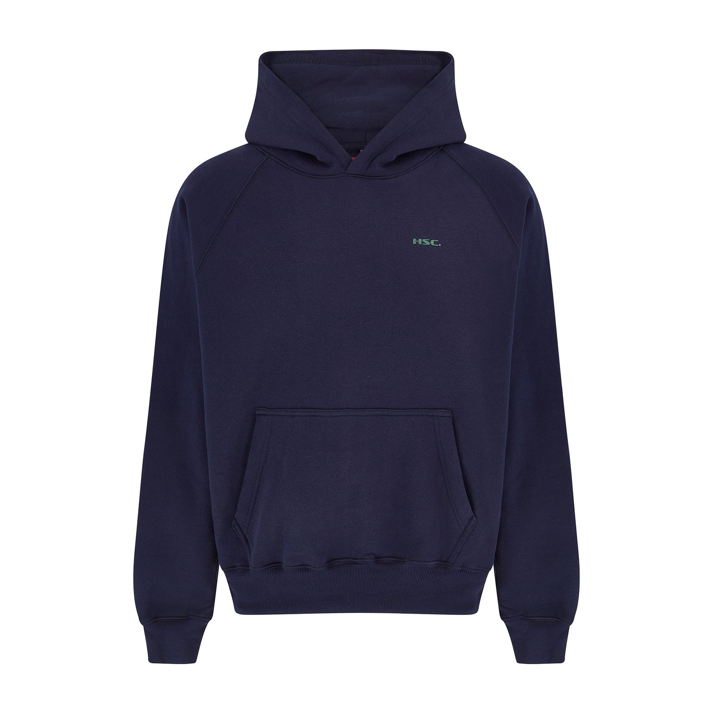 Navy Hoodie with Green