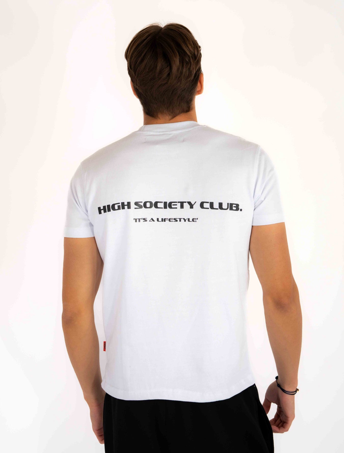 White T shirt with Black
